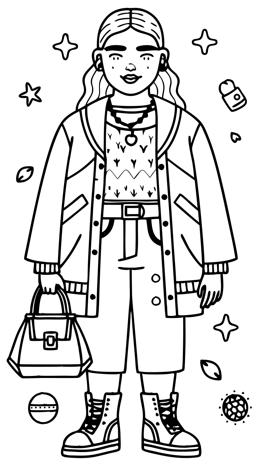 coloring fashion pages